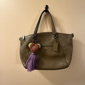 Coach Taupe Dark Stone Shoulder Bag 2017 #58874